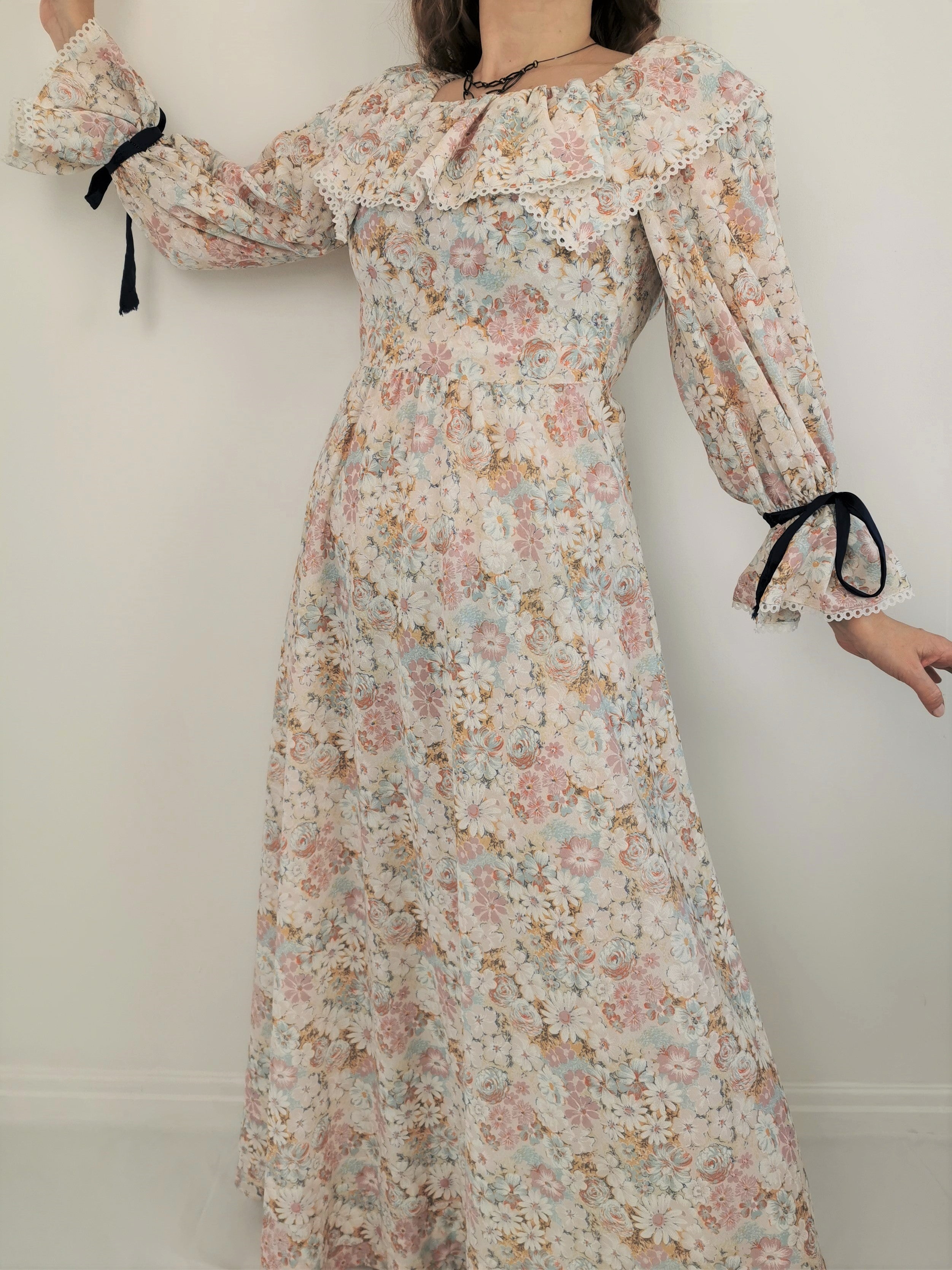 Long sleeve prairie clearance dress