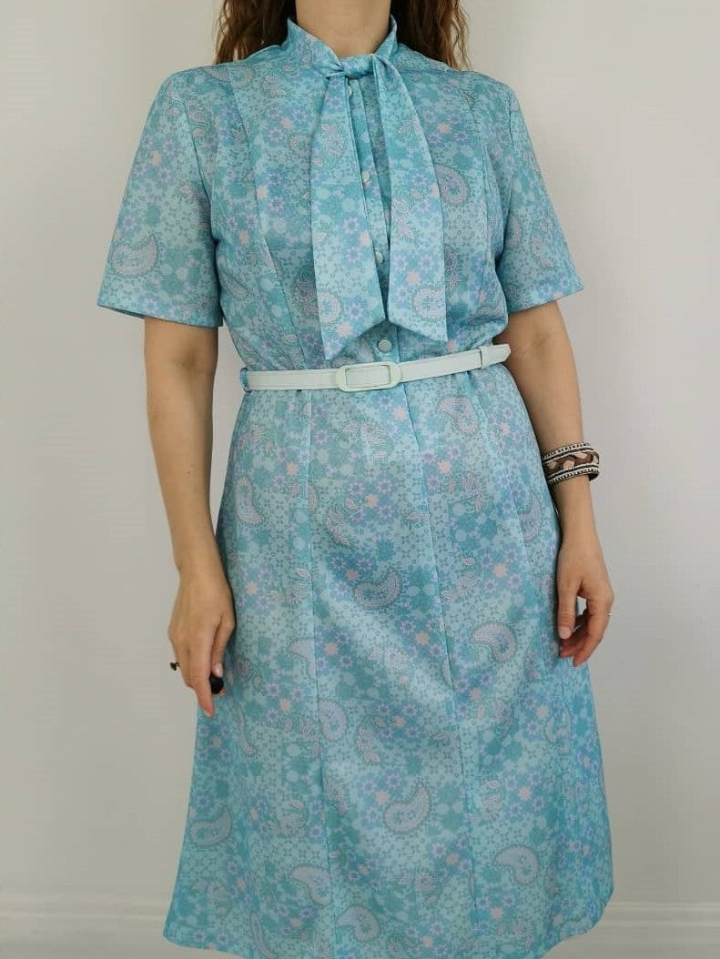 60s 2024 paisley dress