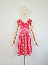 Load image into Gallery viewer, Vintage Laura Ashley polka dot dress
