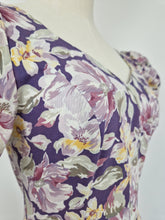 Load image into Gallery viewer, Vintage Laura Ashley purple ballgown dress
