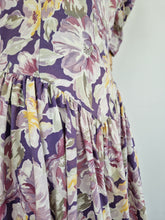 Load image into Gallery viewer, Vintage Laura Ashley purple ballgown dress
