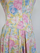 Load image into Gallery viewer, Vintage Laura Ashley pastel ballgown dress
