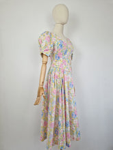 Load image into Gallery viewer, Vintage Laura Ashley pastel ballgown dress
