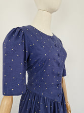 Load image into Gallery viewer, Vintage 80s Laura Ashley polka dot dress
