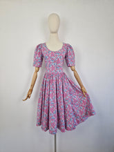 Load image into Gallery viewer, Vintage 90s Laura Ashley pink dress
