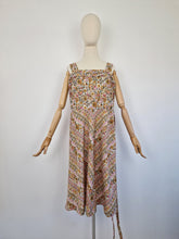 Load image into Gallery viewer, Vintage 70s brown prairie sundress
