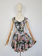 Load image into Gallery viewer, Vintage corset pastel mini dress
