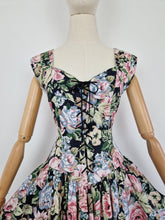Load image into Gallery viewer, Vintage corset pastel mini dress
