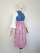 Load image into Gallery viewer, Vintage pink dirndl apron
