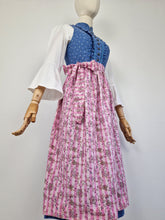 Load image into Gallery viewer, Vintage pink dirndl apron
