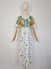 Load image into Gallery viewer, Vintage 70s meadow bohemian dress
