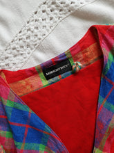 Load image into Gallery viewer, Vintage Austrian rainbow linen dress
