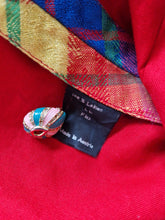 Load image into Gallery viewer, Vintage Austrian rainbow linen dress
