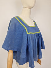 Load image into Gallery viewer, Vintage 70s Earlybird gauze blouse
