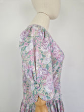 Load image into Gallery viewer, Vintage 90s Laura Ashley pastel dress
