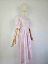 Load image into Gallery viewer, Vintage 80s Laura Ashley stripe dress
