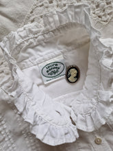 Load image into Gallery viewer, Vintage 80s Laura Ashley pie crust blouse
