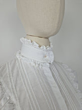 Load image into Gallery viewer, Vintage 80s Laura Ashley pie crust blouse
