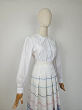 Load image into Gallery viewer, Vintage Laura Ashley crochet collar blouse
