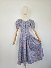Load image into Gallery viewer, Vintage 80s Laura Ashley floral dress
