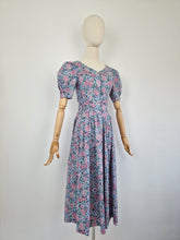 Load image into Gallery viewer, Vintage 80s Laura Ashley floral dress
