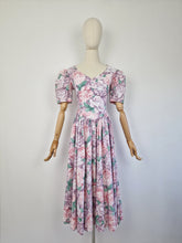 Load image into Gallery viewer, Vintage pastel ballgown dress
