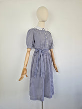 Load image into Gallery viewer, Vintage 70s/80s Laura Ashley striped dress

