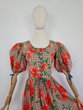 Load image into Gallery viewer, Vintage 80s Sportalm puff sleeves dress
