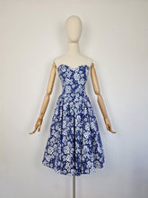 Load image into Gallery viewer, Vintage 80s Laura Ashley rockabilly dress
