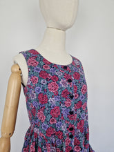Load image into Gallery viewer, Vintage 80s Laura Ashley floral romper
