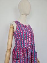 Load image into Gallery viewer, Vintage 80s Laura Ashley striped romper
