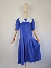 Load image into Gallery viewer, Vintage 80s Laura Ashley sailor dress

