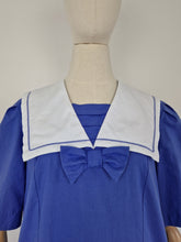 Load image into Gallery viewer, Vintage 80s Laura Ashley sailor dress
