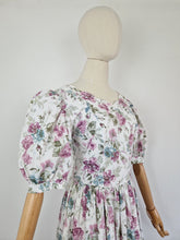 Load image into Gallery viewer, Vintage 80s Laura Ashley bow dress
