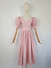 Load image into Gallery viewer, Vintage 80s Laura Ashley pink ballgown dress
