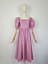 Load image into Gallery viewer, Vintage 80s Laura Ashley dusty pink ballgown dress
