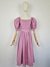 Load image into Gallery viewer, Vintage 80s Laura Ashley dusty pink ballgown dress
