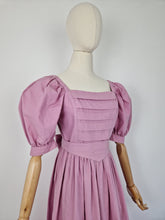Load image into Gallery viewer, Vintage 80s Laura Ashley dusty pink ballgown dress

