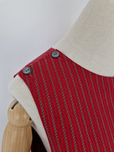Load image into Gallery viewer, Vintage 80s Laura Ashley red pinafore dress
