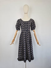Load image into Gallery viewer, Vintage early 80s Laura Ashley made in Carno prairie dress
