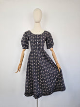 Load image into Gallery viewer, Vintage early 80s Laura Ashley made in Carno prairie dress
