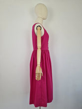 Load image into Gallery viewer, Vintage 80s Laura Ashley pink pinafore dress
