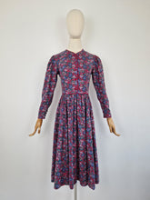 Load image into Gallery viewer, Vintage 80s Laura Ashley red dress
