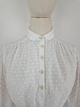 Load image into Gallery viewer, Vintage 80s white cotton dress
