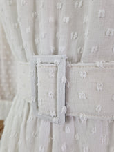 Load image into Gallery viewer, Vintage 80s white cotton dress
