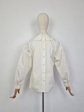 Load image into Gallery viewer, Vintage 80s Laura Ashley cream blouse
