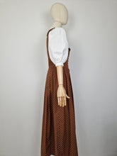 Load image into Gallery viewer, Vintage Berwin &amp; Wolff brown dirndl dress
