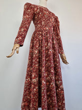 Load image into Gallery viewer, Vintage 90s Laura Ashley terracotta wool blend dress
