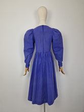 Load image into Gallery viewer, Vintage 80s Laura Ashley striped dress
