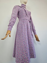 Load image into Gallery viewer, Vintage 70s Laura Ashley pastel prairie dress
